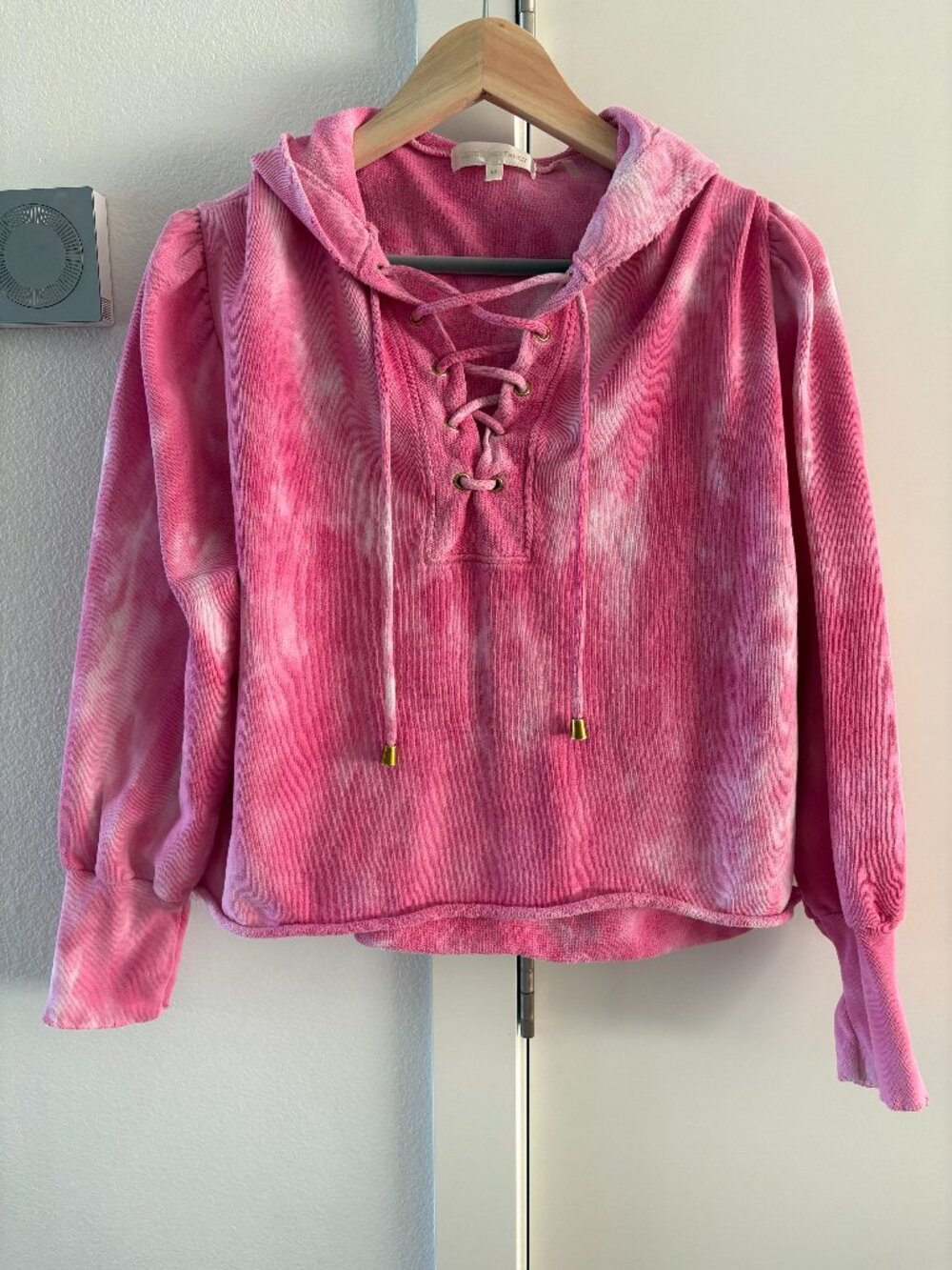 NWOT LoveShackFancy Bevan Hoodie Size XS - Picture 2 of 4